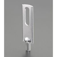 エスコ 80mm 立バンド用取付足 (ステンレス製) EA440AL-280 1セット(10個)（直送品）