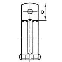 エスコ 15A 吊りバンド(鋼管用/10個) EA440BR-15 1セット(100個:10個×10袋)（直送品）