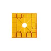 エスコ 140x140mm ワイドベース(ジャッキベース用) EA948TD-1 1セット(10個)（直送品）