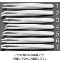 エスコ 118mm/P6A 精密用ピンセット(デルリン製) EA595AM-4 1セット(30本)（直送品）
