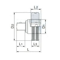 エスコ 3/8”DR クイックスピンナー EA618JE-6 1セット(5個)（直送品）