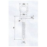 エスコ [水道用]レベルマーク EA949CA-37 1セット(10個:1個×10本)（直送品）
