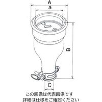 エスコ AC250V/15A 防水型コネクター(接地3P) EA940BH-12 1セット(10個)（直送品）