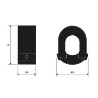 エスコ サムターンガード EA951L-30 1セット(15個)（直送品）