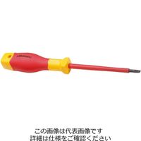 エスコ 4.0x0.8x100mm [ー]ドライバー(絶縁) EA557SB-4 1セット(10本)（直送品）