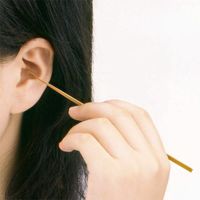 エスコ 142mm 耳かき(煤竹/2本) EA916HC-51 1セット(30本:2本×15セット)（直送品）