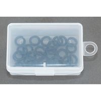 エスコ M3 スプリングワッシャー(ステンレス/黒色/40枚) EA949LY-603 1セット(1200枚:40枚×30袋)（直送品）