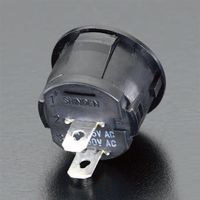 エスコ 125V/10A LEDランプロッカースイッチ(緑) EA940DH-25 1セット(15個)（直送品）