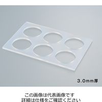 サンプラテック iPーTEC(R)灌流アタッチメント 6ウェルプレート用かさ上げシート 3.0mm厚 30524 1組（直送品）