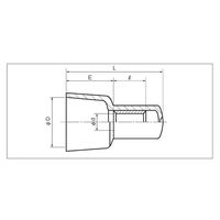 エスコ 1.0ー3.0 絶縁閉端接続子(15個) EA538MC-2A 1セット(225個:15個×15パック)（直送品）