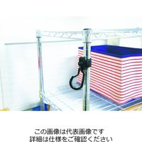 エスコ 20~40mm/25mm ベルト付回転カラビナ(OD色) EA951DV-3 1セット(10個)（直送品）