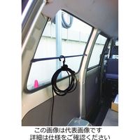 エスコ 20~40mm/25mm ベルト付回転フック(OD色) EA951DV-2 1セット(15個)（直送品）