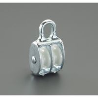 エスコ 20mm/2車 ナイロンプーリー EA987HK-21 1セット(20個)（直送品）
