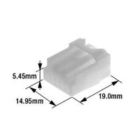 エスコ [5極・ロック付] ハウジングオス(10個) EA538RA-88 1セット(50個:10個×5袋)（直送品）