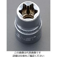 エスコ 1/4”DRxE6 [Hexlobe]ソケット EA617CV-6 1セット(15個)（直送品）