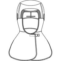 ロングフード DC-500-H1-LL DC-500-H1 1着（直送品）