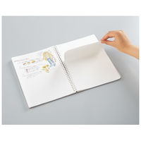 コクヨ ソフトリングノート A罫(普通横罫) B5 80枚 茶 ス-SV608A-S 1セット(5冊)