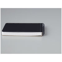 コクヨ ソフトリングノート(5mm方眼罫) A7 70枚 ブラック メ-SV477S5-D 1セット(10冊)