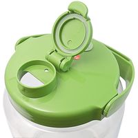 タケヤ化学工業 果実酒びんR型2.4L みどり 丸型 - 1セット(12個)