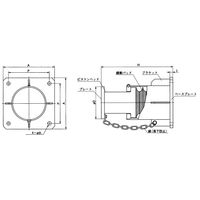 倉敷化工 パイプサイレンサ KVHー65N 1個（直送品）