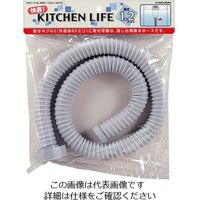 エスコ G 2” x 0.7m [ねじ込式]流し台用ホース EA468LA-11 1セット(10本)（直送品）
