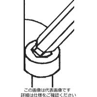 エスコ 7.0x192mm [Ball Hexagon]L型レンチ EA683AF-7 1セット(10本)（直送品）