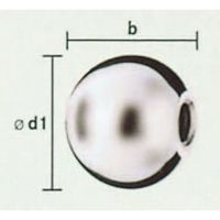 エスコ M 4x 16mm ボール(右ねじ/ステンレス製) EA638SK-1 1セット(10個)（直送品）