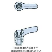 エスコ M3 雌ねじミニクランプレバー(レッド) EA948CC-231 1セット(10個)（直送品）