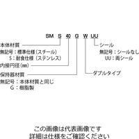 日本ベアリング スライドブッシュ SMーW形(ダブル形) SM12GWUU 1セット(3個)（直送品）