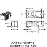オムロン 表示灯(角胴形) 長方形 無分割 白 M2SJー90A1ー05EW 1セット(2個)（直送品）