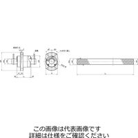 日本精工 RNFTL型 搬送用ボールねじ(チューブ式片フランジナット) RNFTL1405A2.5S 1個（直送品）