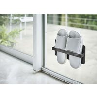 tower（タワー） ツーウェイベランダスリッパラック ブラック 1個 山崎実業