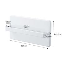 tower（タワー） ツーウェイベランダスリッパラック ホワイト 1個 山崎実業