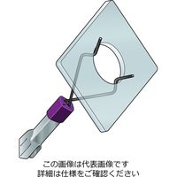 岩田製作所 塗装治具 WスプリングフックB BHLY100X2.0LーP 1セット(50個:10個×5ケース)（直送品）