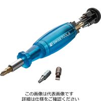 ピービ―スイスツールズ マルチクラフト C6ドライバービットビット8本組 差替式ドライバー インサイダー ブルー 6464.BLUE 1本（直送品）