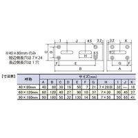 エスコ 90x180x50mm ワイドアングル(スチール製) EA951EE-153 1セット(15個)（直送品）