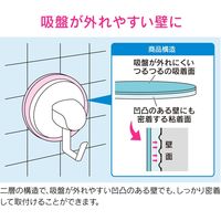 カクダイ ガオナ 吸盤用補助板 交換用 吸盤式シャワーフック用 補助 強力粘着 GA-FW040 1個（直送品）