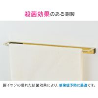 カクダイ GA-ME024 銅製タオルハンガー 200mm 1個（直送品）