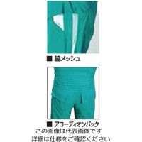 クレヒフク 綿100％半袖ジャンプスーツ モスグリーン 4L 810-51-4L 1枚（直送品）