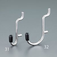 エスコ 15mm シングルフック EA661CY-31 1セット(60個)（直送品）