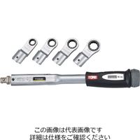 エスコ 4 ー 20N・m ヘッド交換式トルクレンチ(メガネヘッド付) EA723NK-23 1本（直送品）