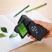 エスコ x20ーx300 デジタル顕微鏡(液晶画面付) EA756ZB-35 1台（直送品）