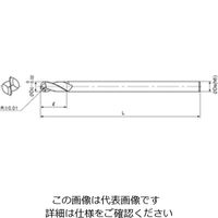 ダイジェット工業 ワンカットボールロングタイプ(ストレート) DZーOCLBーS形 DZーOCLB2080ー22S220 1個（直送品）