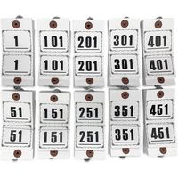 長門屋商店 連番荷札 ニ-3000 1箱(500枚入)