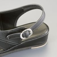 エスコ M/22.5ー23.0cm オフィスサンダル(レディース) EA910SL-2 1セット(3足)（直送品）