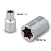 エスコ 1/2”DR/E11 [Torx] ソケット EA618KX-11 1セット(10個)（直送品）
