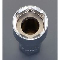 エスコ 3/8”DR/14mm[マグネット付] プラグソケット(六角) EA618JM-414 1セット(4個)（直送品）