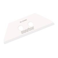 エスコ 55.5x19x0.65mm カッターナイフ替刃(セラミック製/2枚) EA589CT-27 1セット(6枚:2枚×3パック)（直送品）