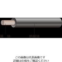 因幡電機産業 JAPPY IV 8 SQ クロ 20M JPビニル絶縁電線 JP 1巻（直送品）