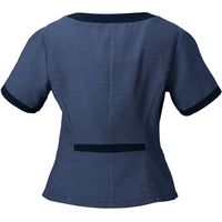 フォーク nuovo オーバーブラウスFB71381 ネイビー 17号 FB71381-7-17（直送品）